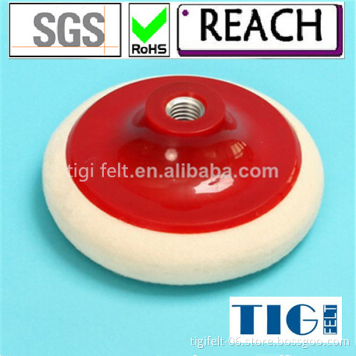 100% wool felt polishing wheel/ wool felt discs for polishing/glass polishing tool